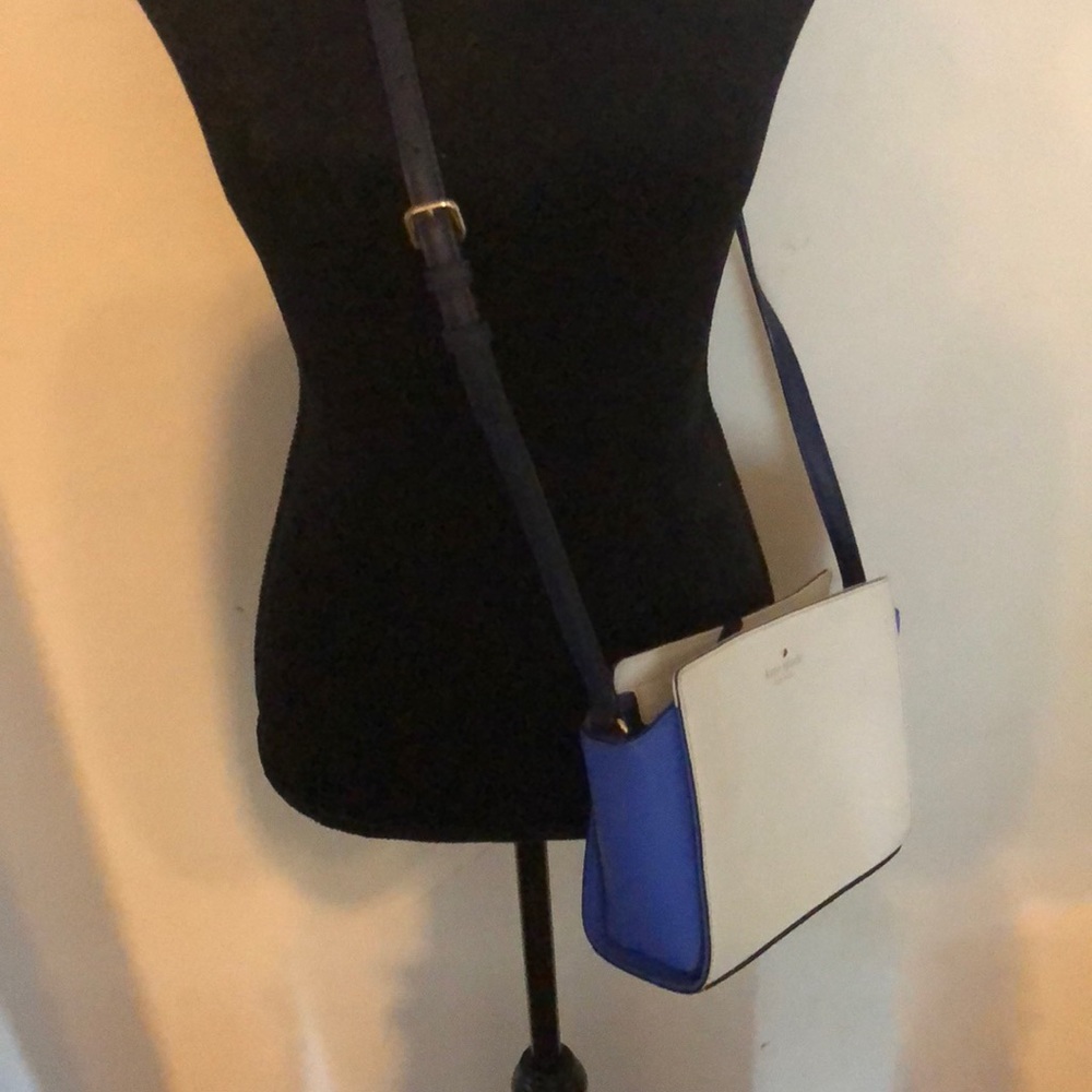 Kate Spade Cedar Street Crossbody Blue and White